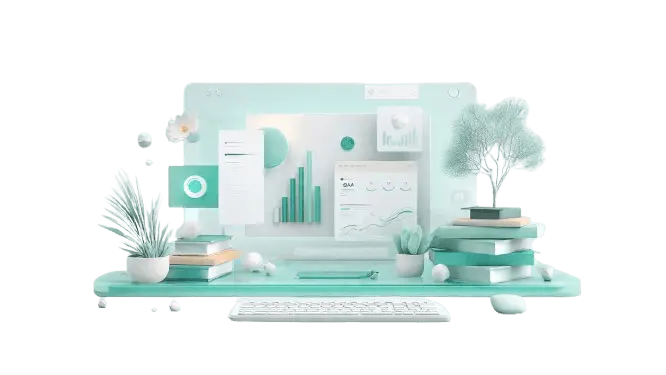 Online GPA calculator dashboard with grade chart and modern interface design